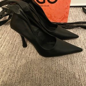 EGO Black Stiletto Heels